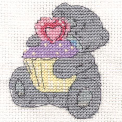 Cute Cupcake Me to You Bear Mini Cross Stitch Kit £2.99